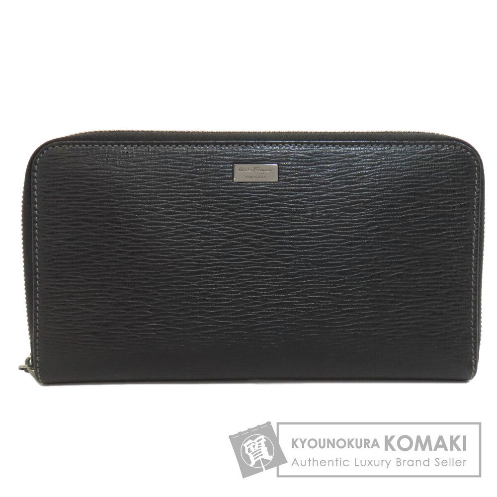 Salvatore Ferragamo Long Wallet Coin Pocket Leather
